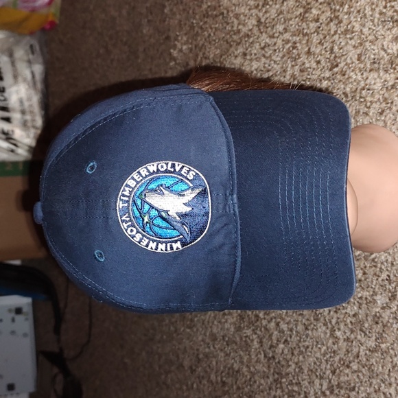 Nike Golf NBA Minnesota Timberwolves Embroidered Navy Blue Strapback Hat OS - Picture 2 of 10